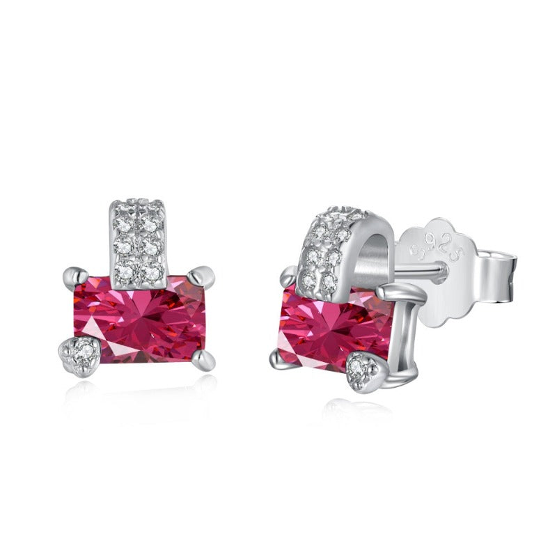 Ruby Stud Earring